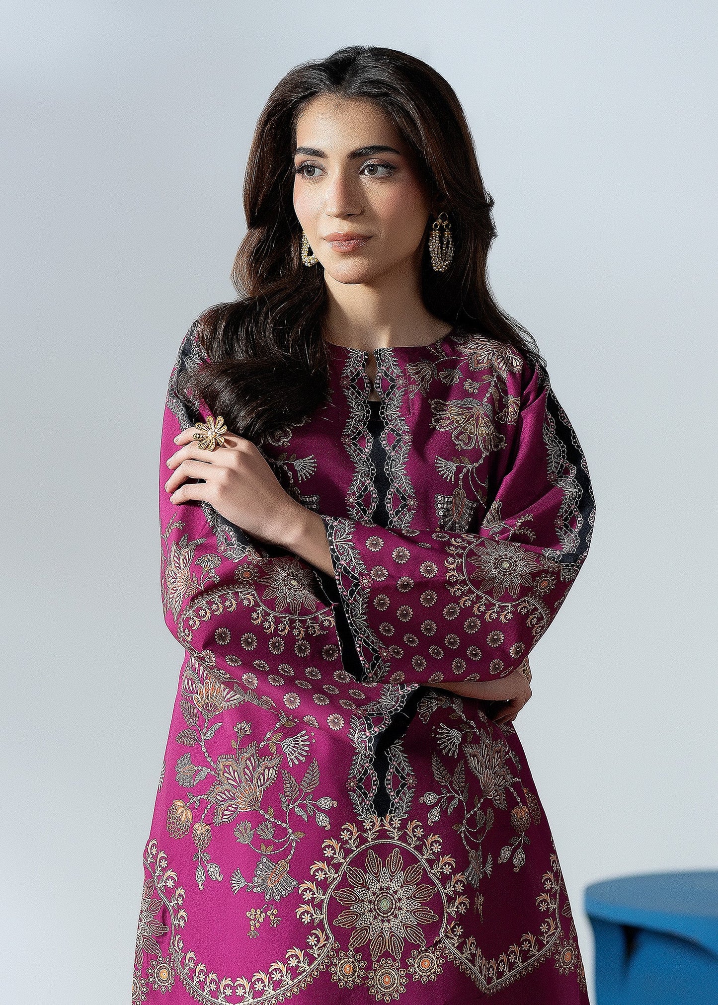 Purplish | 2 PC Printed Co-ord