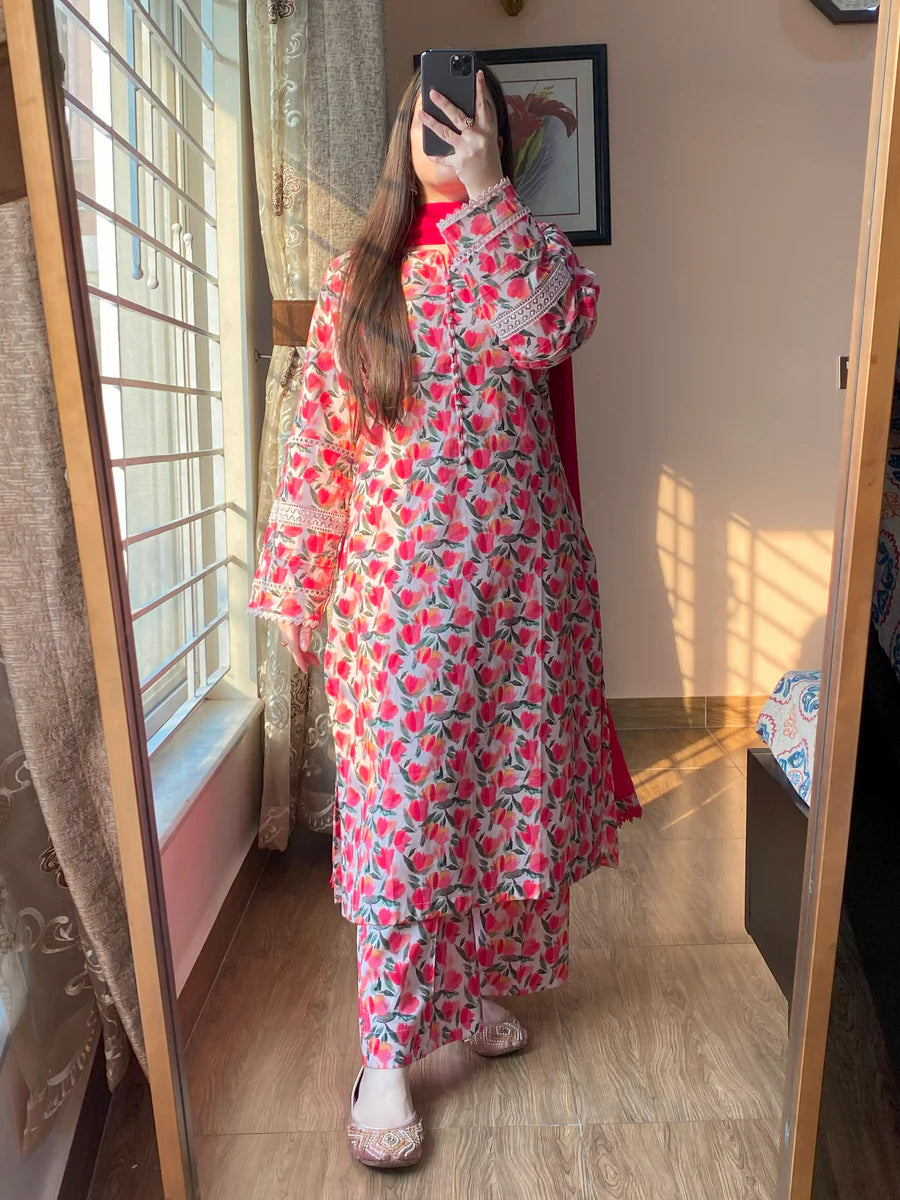 Floral Aura – Printed(READY TO WEAR)