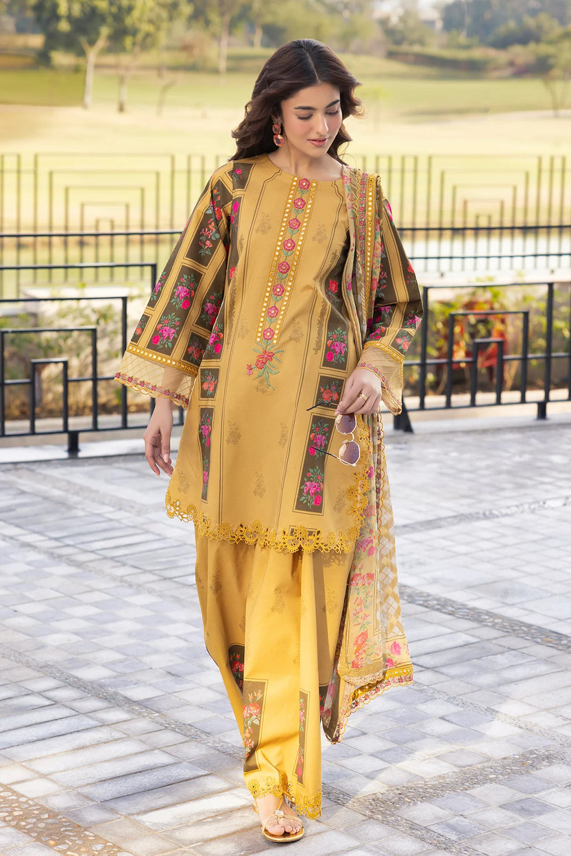 Earthy | 3-PC Embroidered Lawn