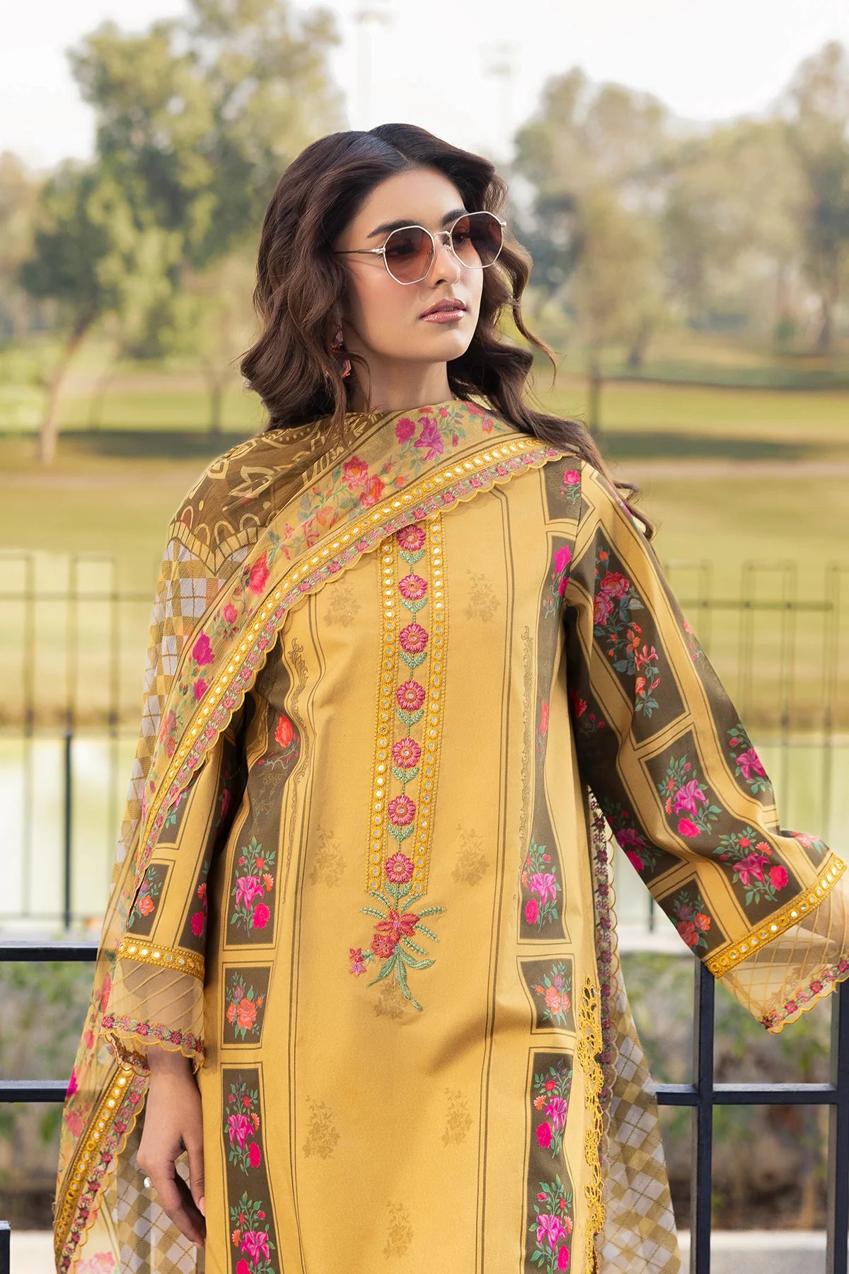 Earthy | 3-PC Embroidered Lawn