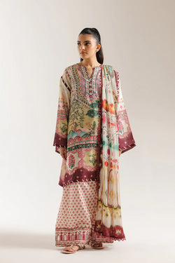 Vanila Ice | Printed Lawn 3PC