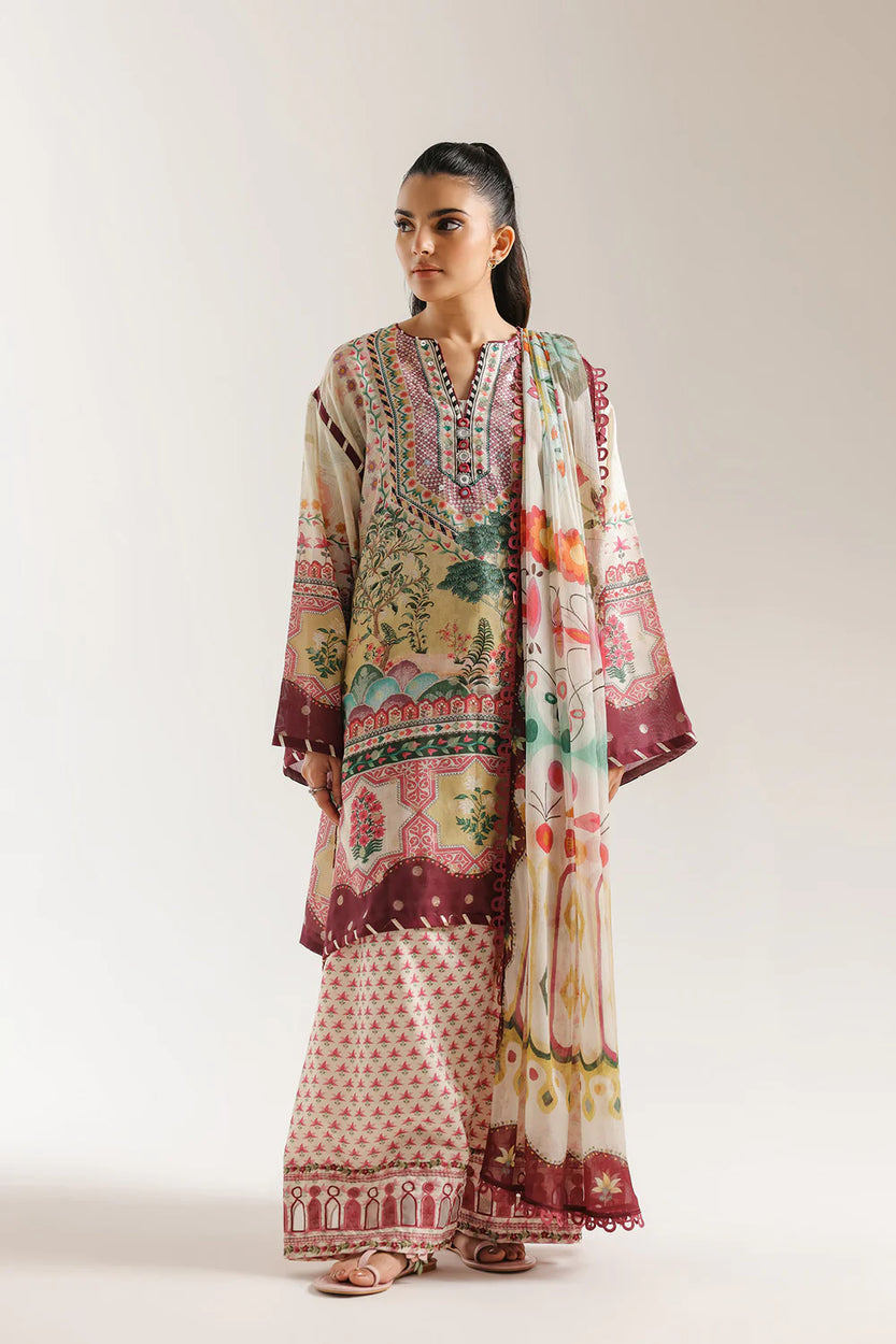 Vanila Ice | Printed Lawn 3PC