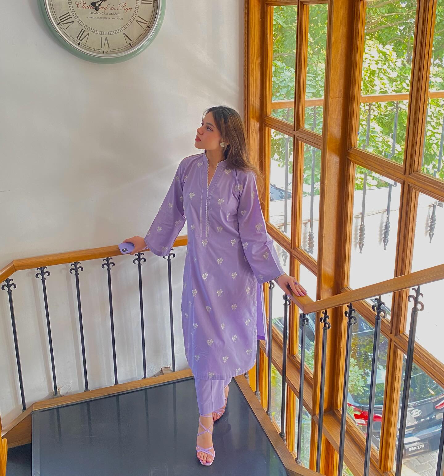 VC LILAC – Embroidered (READY TO WEAR)