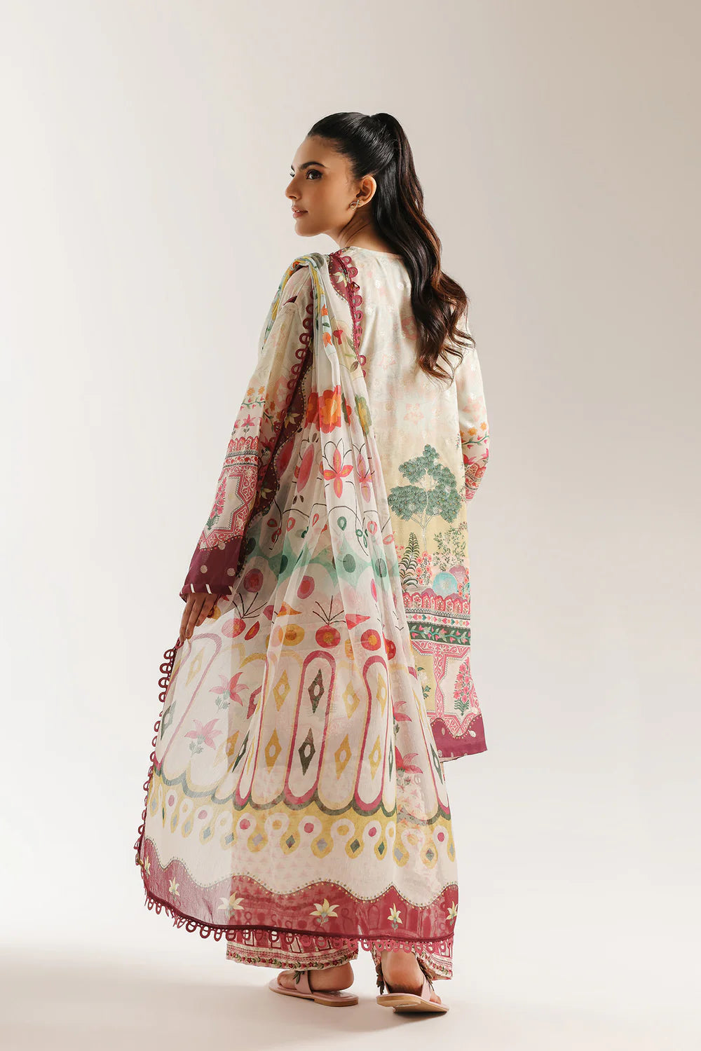 Vanila Ice | Printed Lawn 3PC