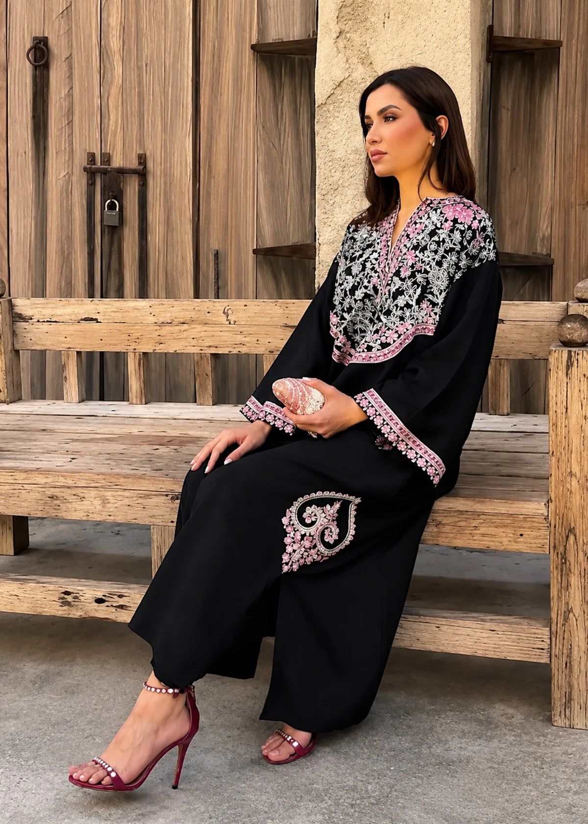Charm Black | Premium Lawn 2PC