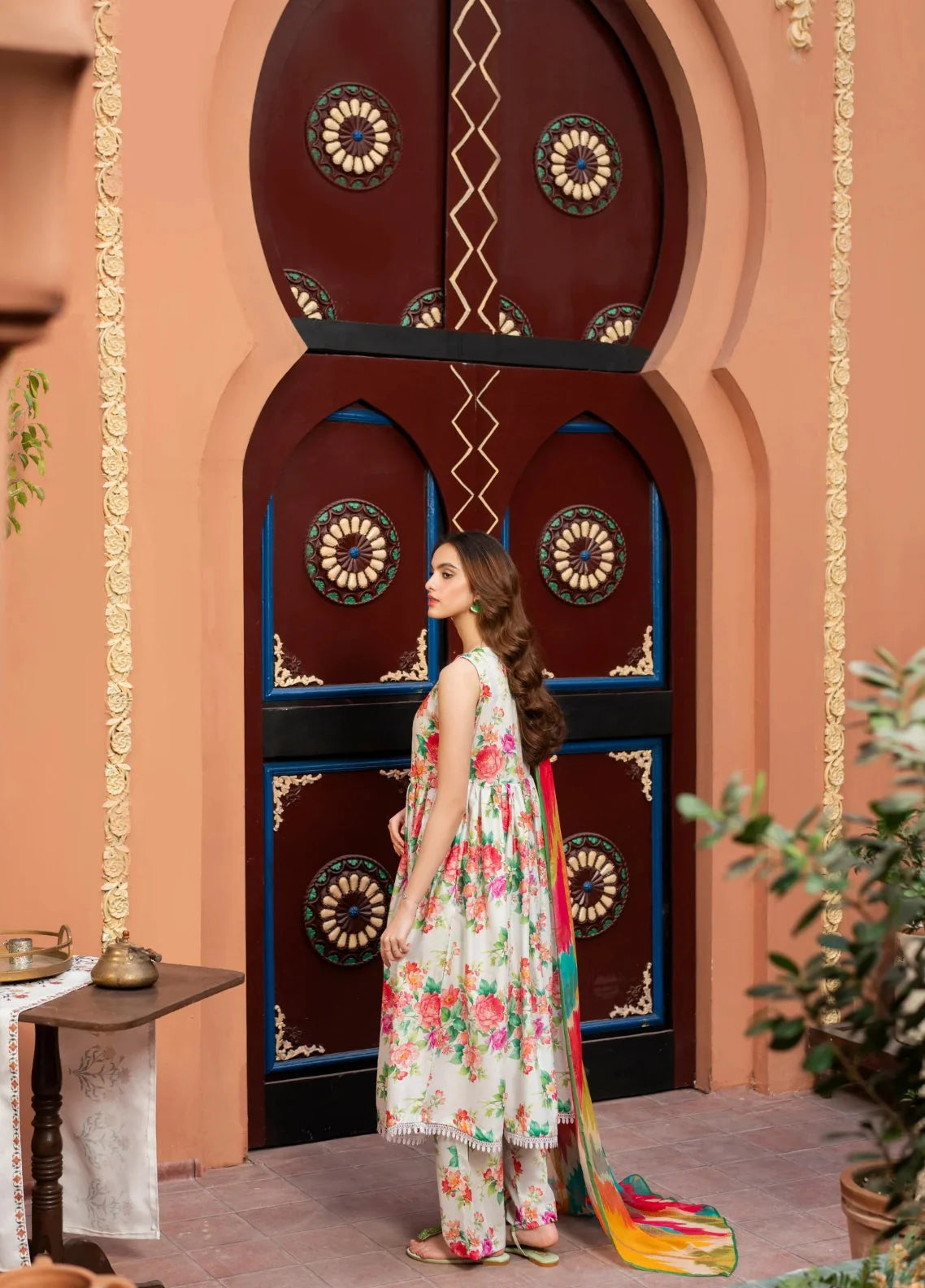 Vibe in Bloom – Printed Premium Lawn (STITCHED)