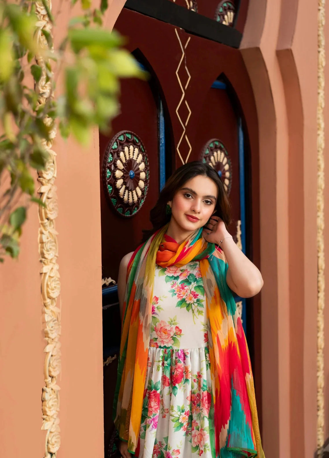 Vibe in Bloom – Printed Premium Lawn (STITCHED)