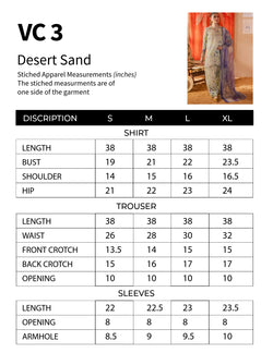 Desert Sand | Premium Lawn 3PC