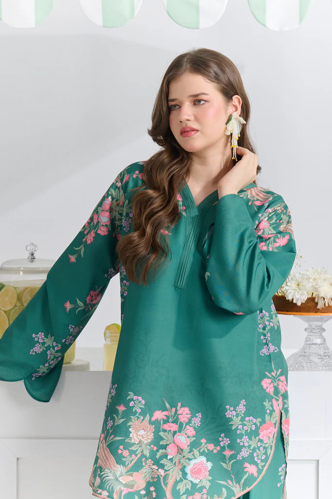 Sea Grean | Printed Lawn 2PC