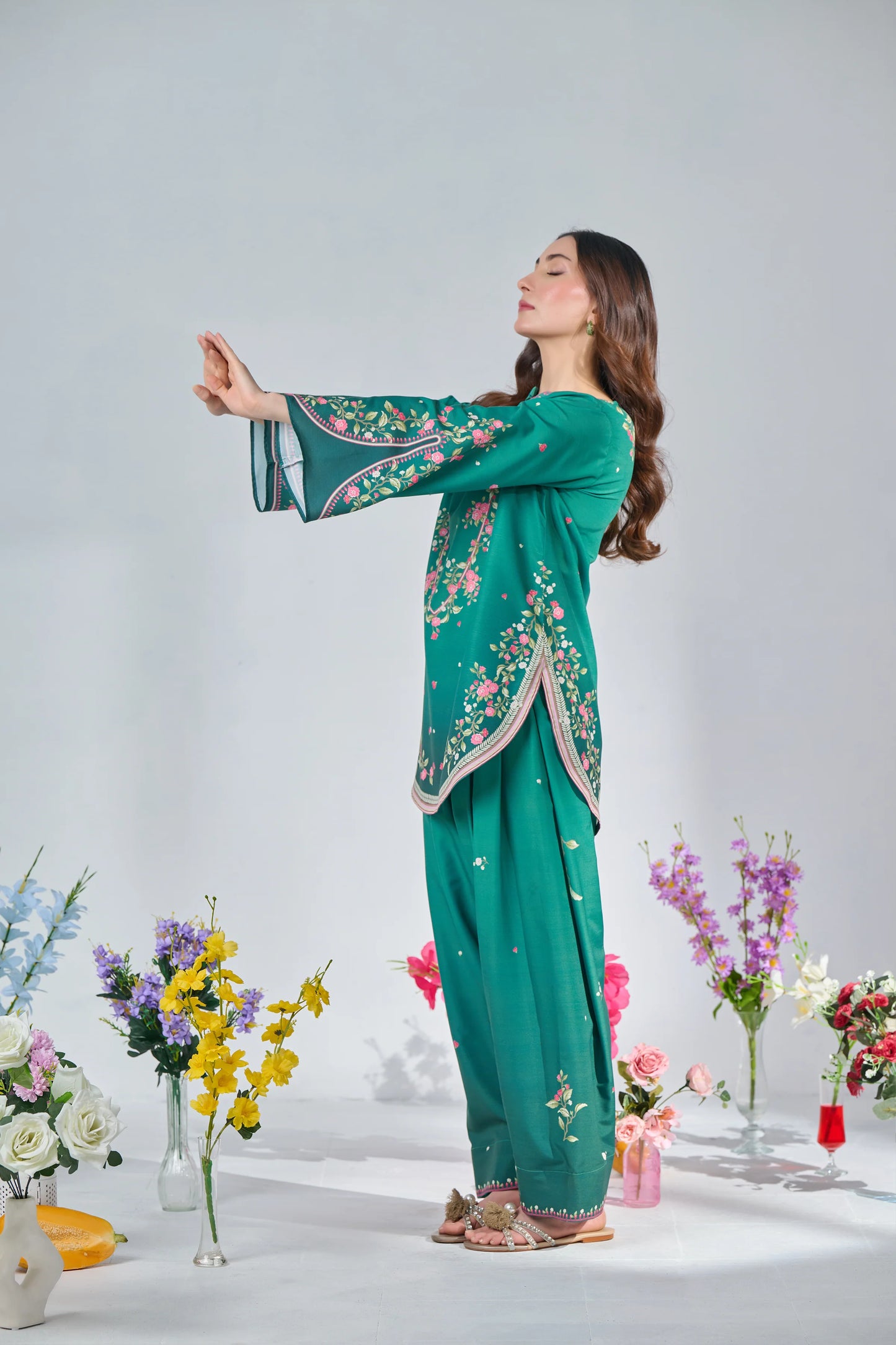 Sea Grean | Printed Lawn 2PC