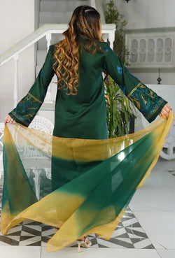 Noor e Shaam - Embroidered Lawn 3PC