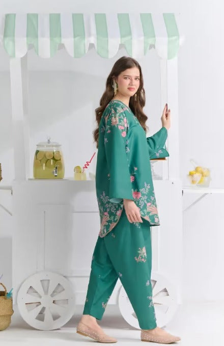 Sea Green | Printed Lawn 2PC