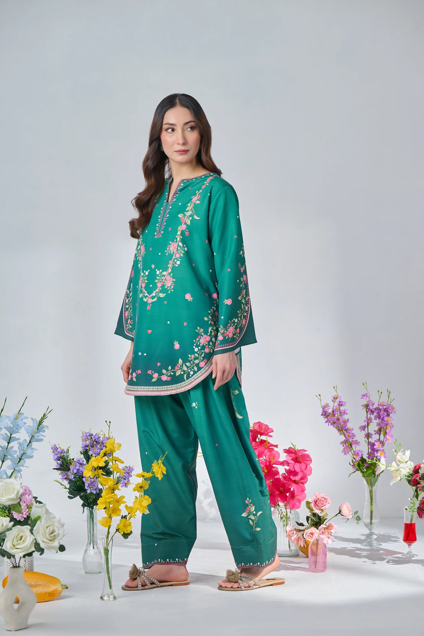 Sea Grean | Printed Lawn 2PC