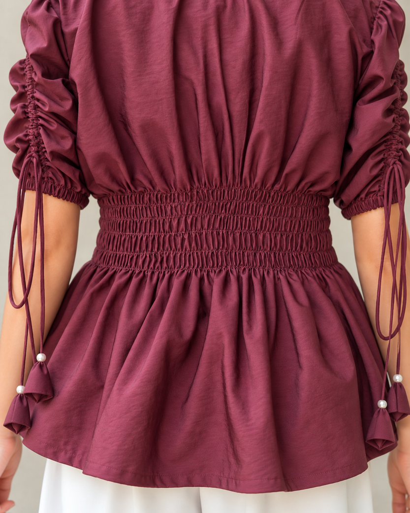 Winelette Ruffle Top