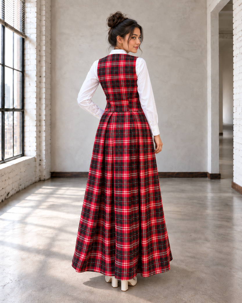 Scarlet Vest-Skirt