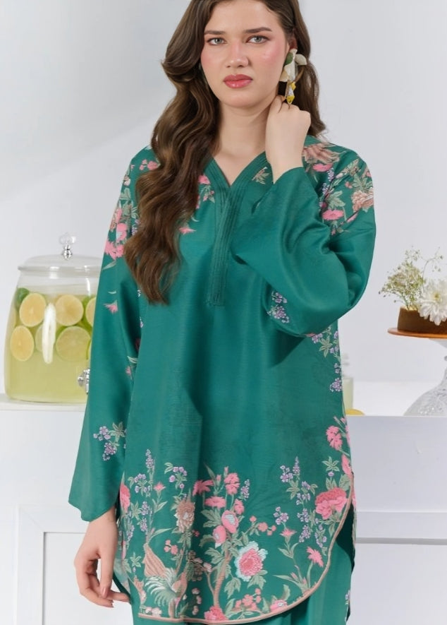 Sea Grean | Printed Lawn 2PC