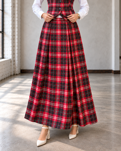 Scarlet Vest-Skirt
