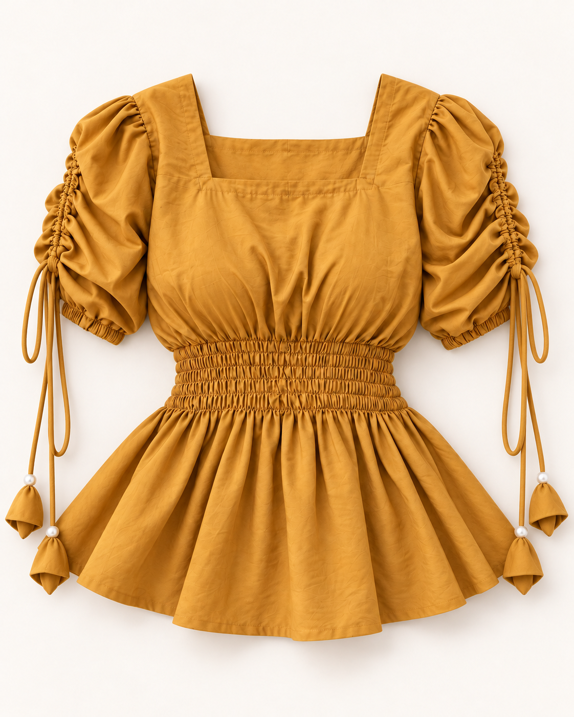 Musturd Ruffle Top